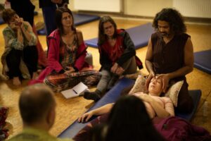 Swami Anahata leading Kashmiri Tantra Massage workshop